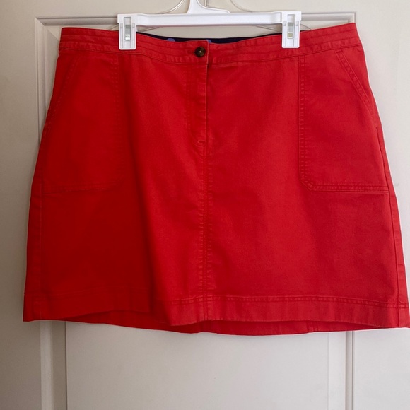 Boden Skirts Boden Mini Skirt Red Size 6r Poshmark